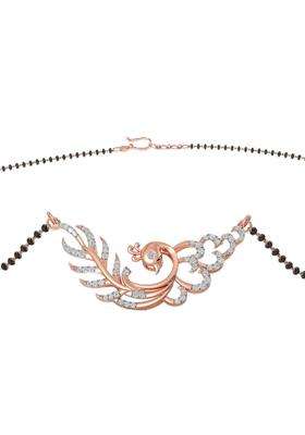 Joyalukkas 18 KT Diamond Peacock Mangalsutra Gift for Women and Girls