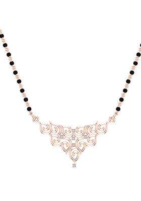 Dishis 14K 18K Yellow Rose White Gold Designer Mangalsutra for Women