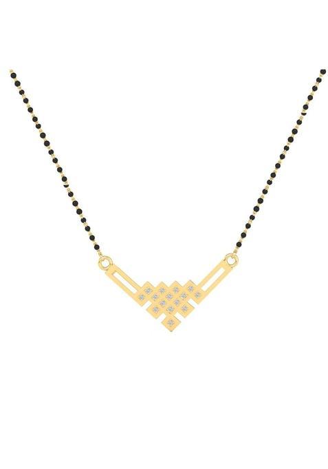 Dishis 14K 18K Yellow Gold and Diamond Mangalsutra for Women