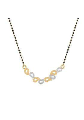 Dishis 14K 18K Yellow Gold and Diamond Mangalsutra for Women