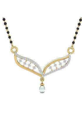 Dishis 14K 18K Yellow Gold and Diamond Mangalsutra for Women