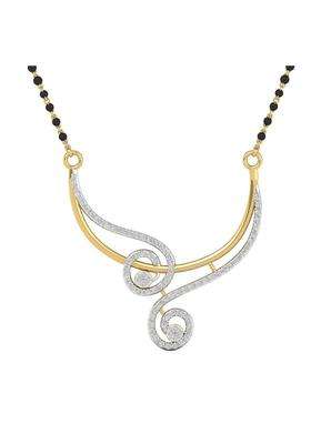 Dishis 14K 18K Yellow Gold and Diamond Mangalsutra for Women