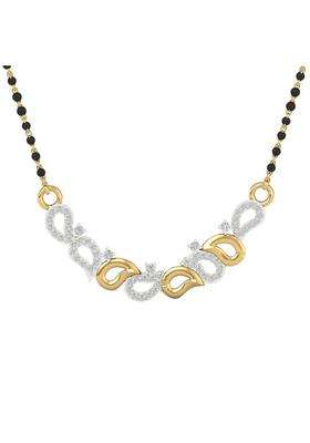 Dishis 14K 18K Yellow Gold and Diamond Mangalsutra for Women