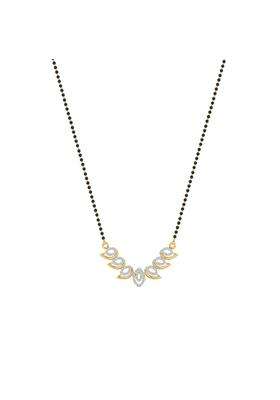 Dishis 14K 18K Yellow Gold and Diamond Mangalsutra for Women