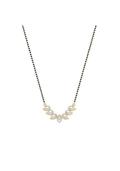 Dishis 14K 18K Yellow Gold and Diamond Mangalsutra for Women