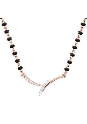 Dishis 18K Rose Gold and Diamond Tanmaniya Mangalsutra for Women