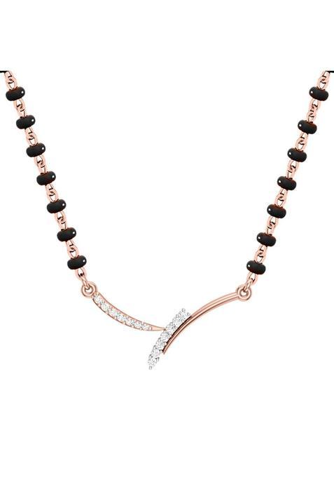 Dishis 18K Rose Gold and Diamond Tanmaniya Mangalsutra for Women