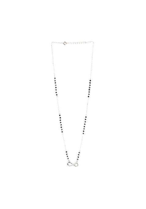 Gargi by P N Gadgil and Sons 925 Sterling Silver Infinity Shaped Mangalsutra
