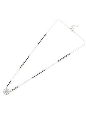 Gargi by P N Gadgil and Sons 925 Sterling Silver Floral Bliss Mangalsutra