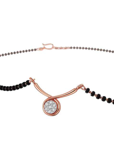 Joyalukkas 18 KT Interwoven Bliss Diamond Mangalsutra Gift for Women and Girls