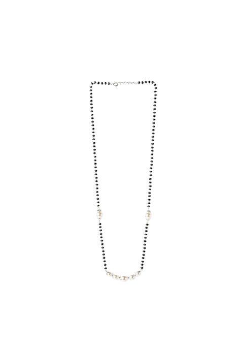 Gargi by P N Gadgil and Sons 925 Sterling Silver Five Pearl Mangalsutra