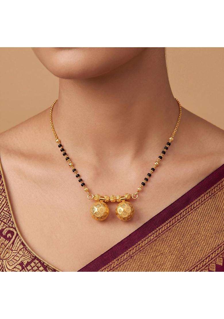 Ritvaa 24K Smartgold Mangalsutra with Vaati Pendant for Women - Indya
