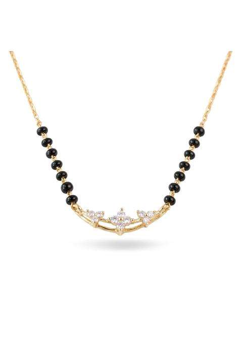 Palmonas Crystal Trio 925 Sterling Silver Mangalsutra