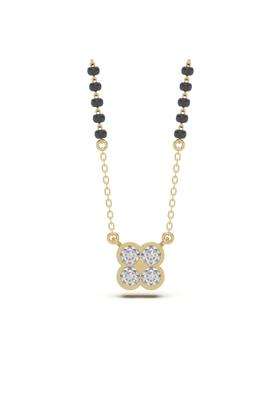 Shayn Lucky Clover Mangalsutra Necklace 925 Silver 18KT Gold Vermeil