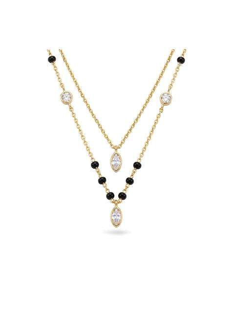 Palmonas Layered Black Bead 925 Sterling Silver Mangalsutra