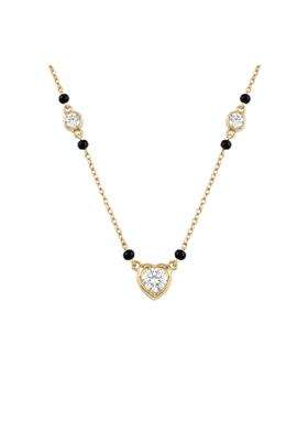 Palmonas Heart Charm 925 Sterling Silver Mangalsutra