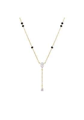 Palmonas Crystal Lariat 925 Sterling Silver Mangalsutra