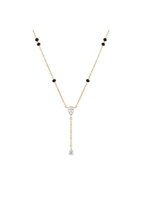 Palmonas Crystal Lariat 925 Sterling Silver Mangalsutra