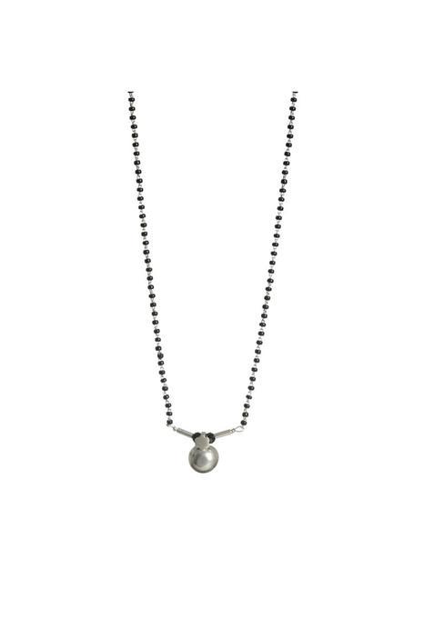 Kshityee Single Wati Elegant Pure Silver 925 Mangalsutra for Women Stylish and Lightweight Gift for Wife