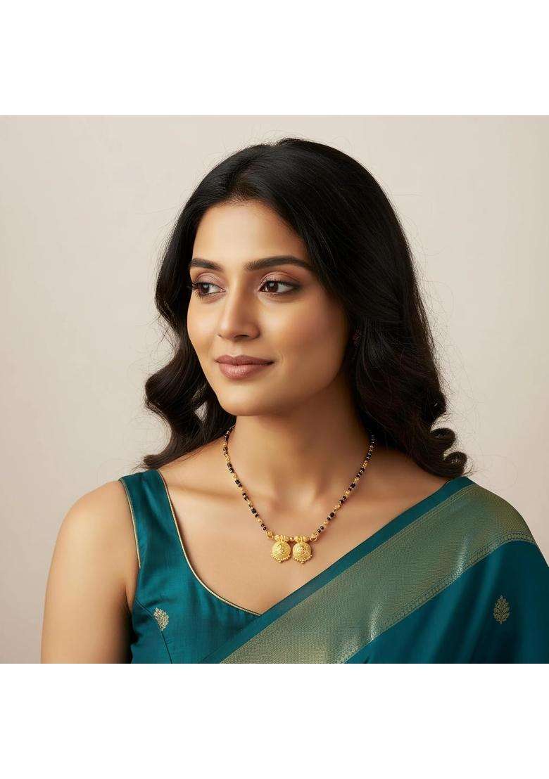 Ritvaa 24K Smartgold Mangalsutra with Vaati Pendant for Women - Indya
