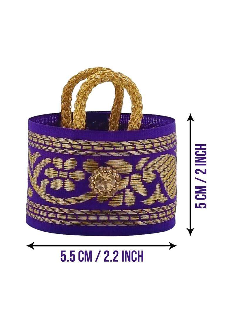 Soul Artisan Thamboolam Kumkum and Haldi Pasupu Manjal Powder Return Gift Set Traditional Handmade Pack of 20 - Indya