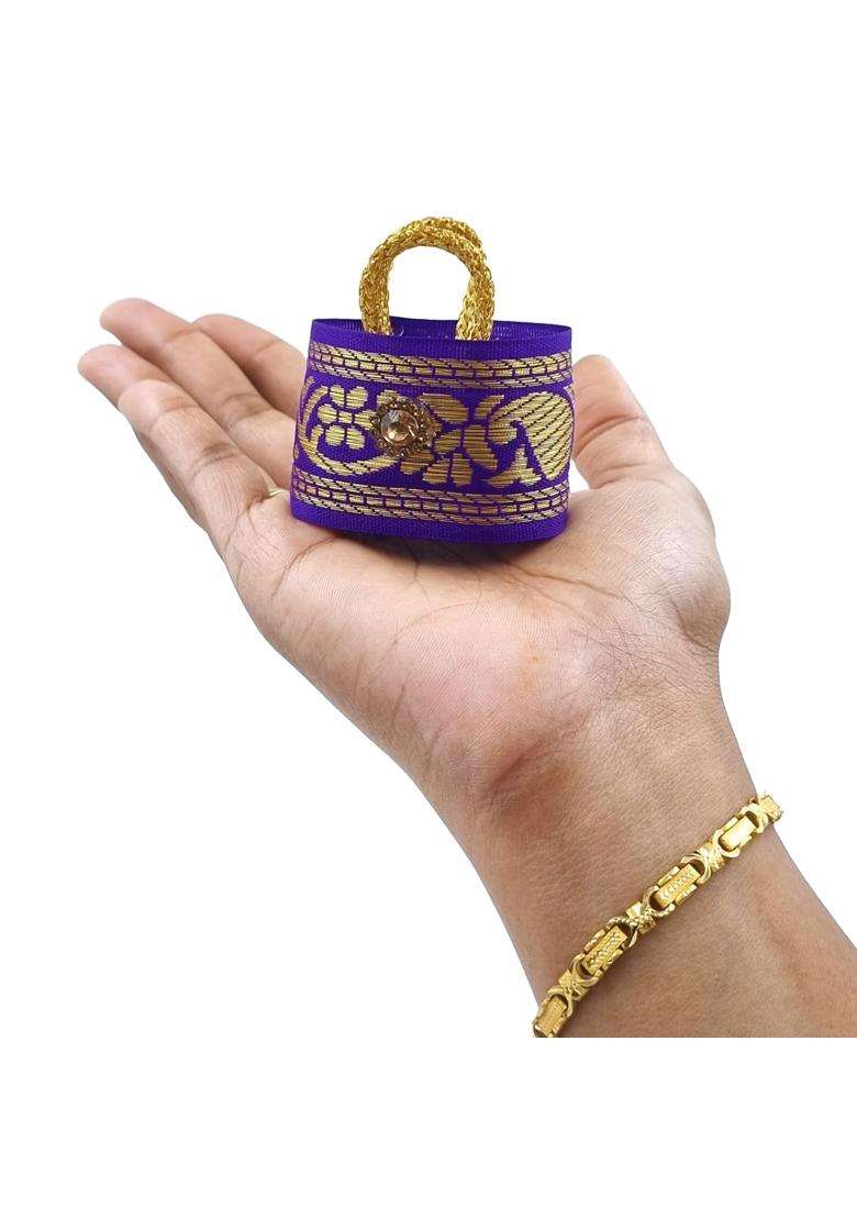 Soul Artisan Thamboolam Kumkum and Haldi Pasupu Manjal Powder Return Gift Set Traditional Handmade Pack of 20 - Indya