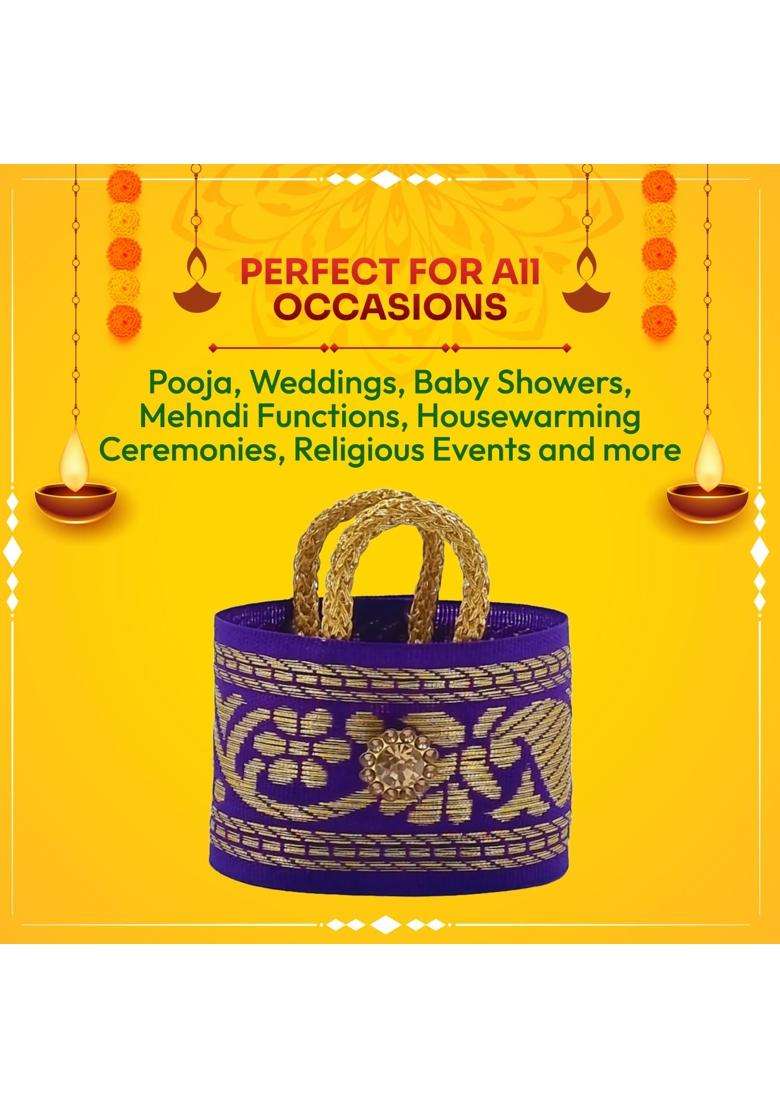 Soul Artisan Thamboolam Kumkum and Haldi Pasupu Manjal Powder Return Gift Set Traditional Handmade Pack of 20 - Indya