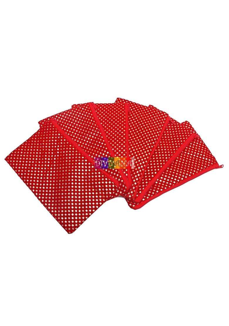 Divyana Multi Purpose Gift Bag Pouch for Return Gifts for Birthdays Wedding Function Shagun Set of 36 - Indya