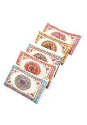 AT Ankit Traders Traditional Embroidered Zipper Purse for Women Return Gifts for Baby Shower Haldi Mehendi