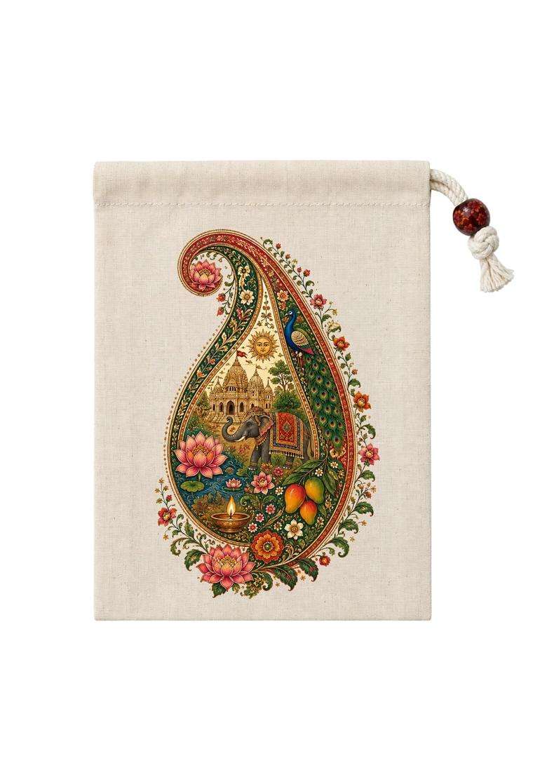 Kai Pai Co Festive Potli Bags Combo Navratri Pack of 10 - Indya