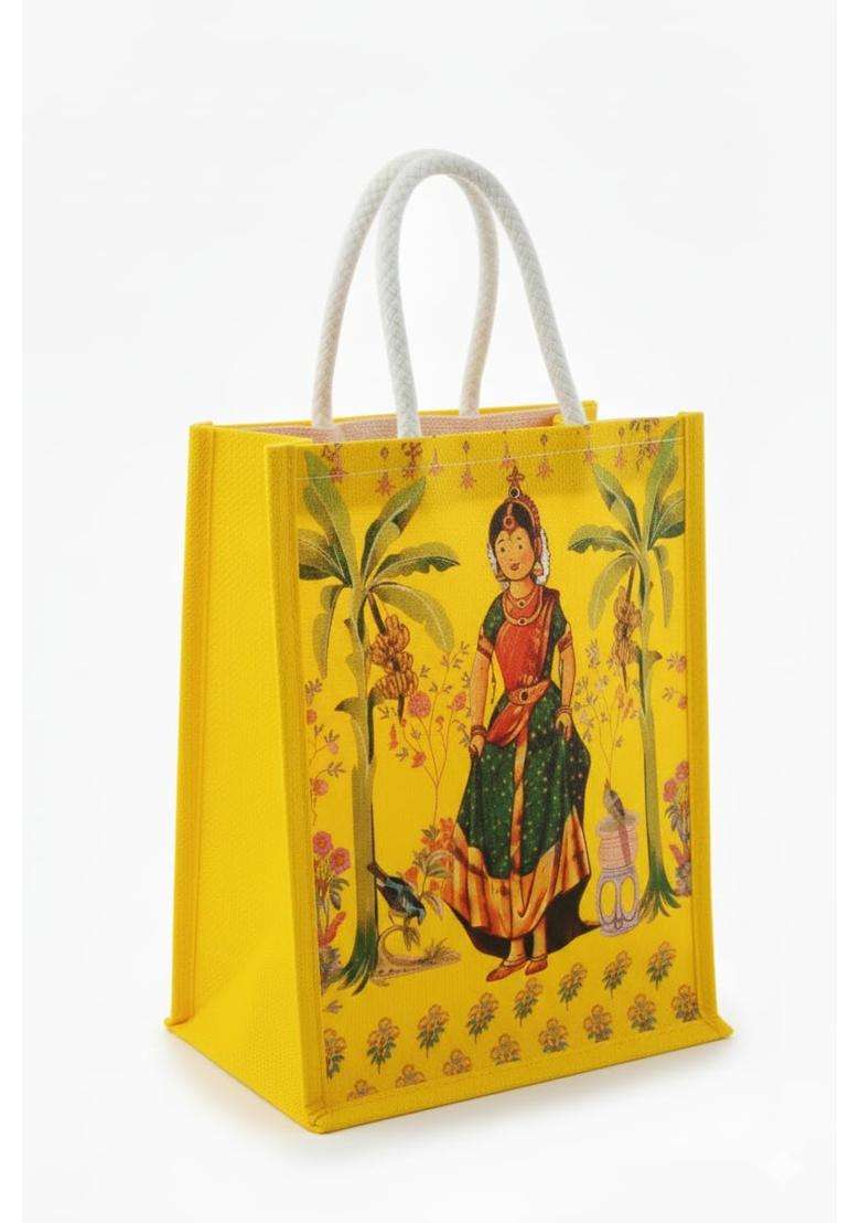 SAI Praseeda Traditional Potli Gift Bags with Zip Closure and Bangle Handle - Indya