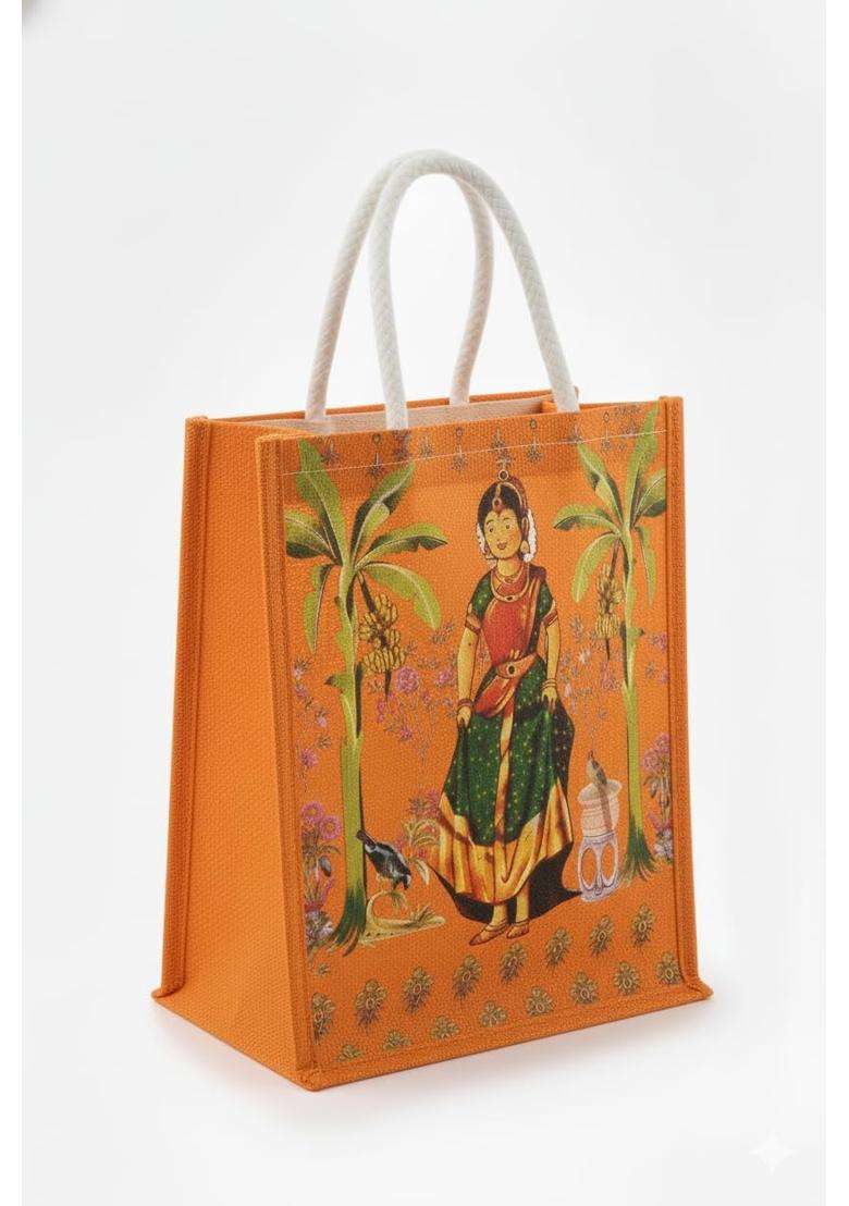 SAI Praseeda Traditional Potli Gift Bags with Zip Closure and Bangle Handle - Indya