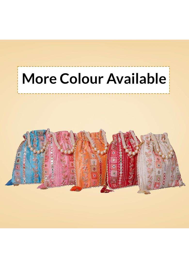 Betterminds Return Gifts Women Potli Bags Wedding Housewarming Corporate Gifts Pack of 3 - Indya