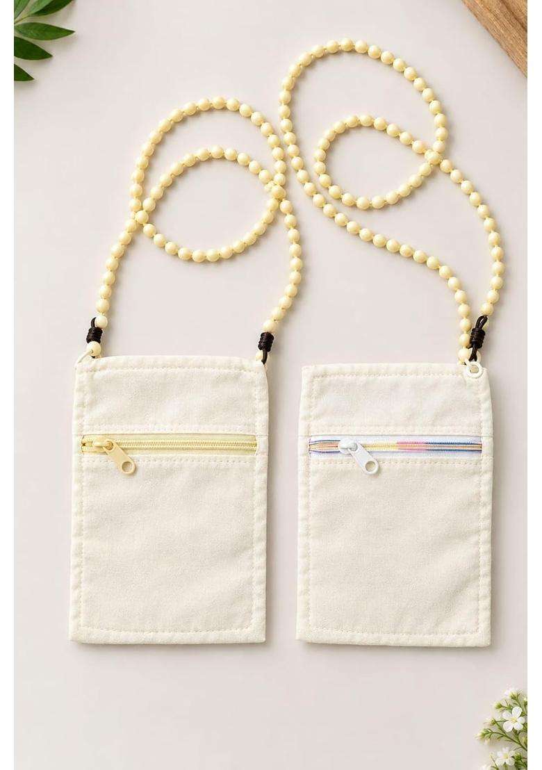 Return Gifts for Navratri Banarsi Embroidered Mobile Sling Bag - Indya