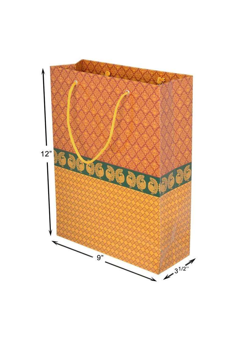 Landmark Marketing Paper Bags Perfect for Gifting on Weddings Birthday and Festive Occasions LM1111 Pack of 15 - Indya
