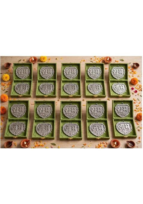 Diamond Craft Silver Diwali Corporate 10 Pcs Bulk Gifts for Employees Clients