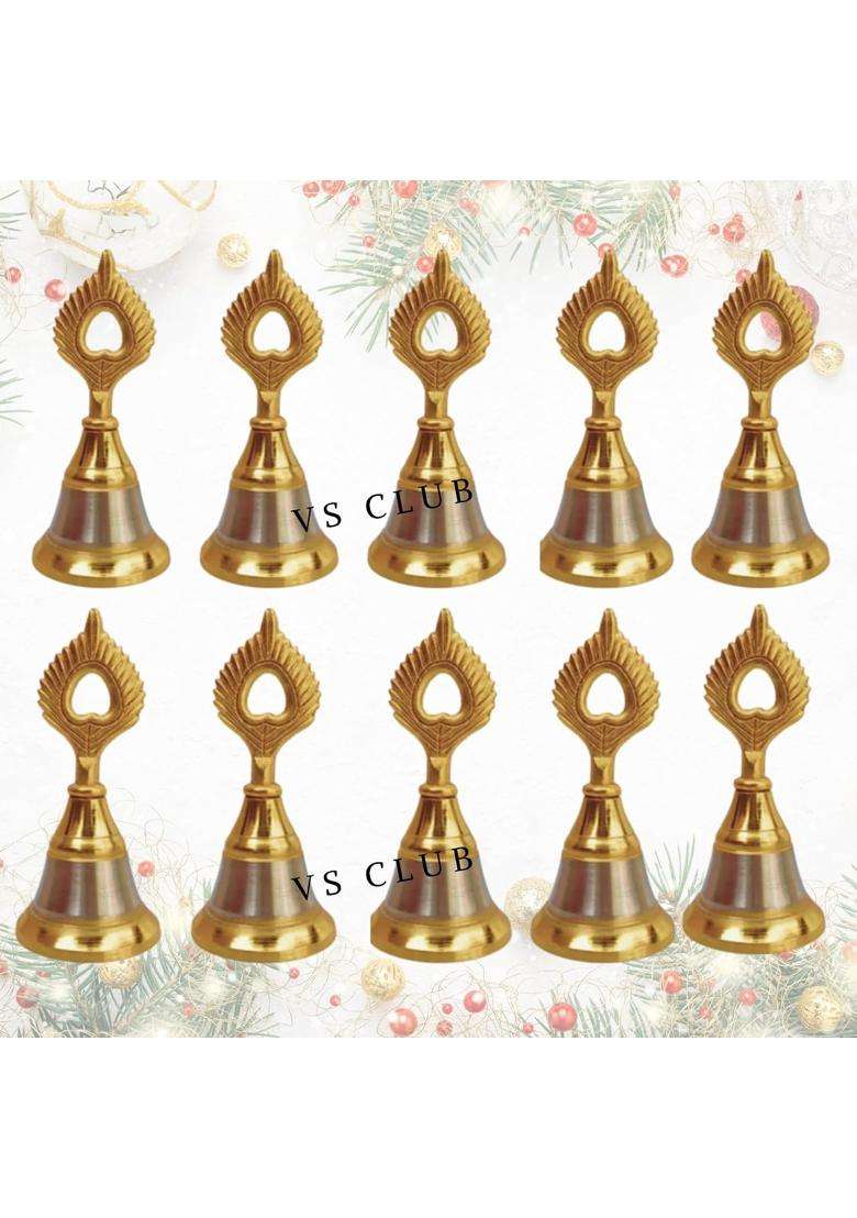 VS Clubelegant Gold and Silver Plated Wedding Phera Bells with Potli Bag - Indya