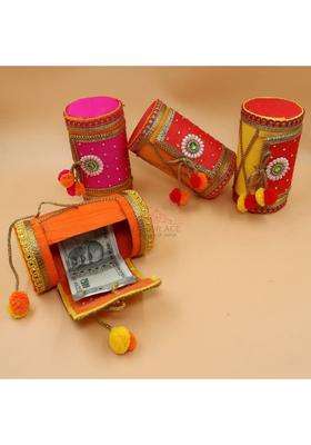 Jaipur ACE Assorted Decorative Boxes Cash Shagun Jewellery Bangle Box Money Envelope Holder Pack of 4