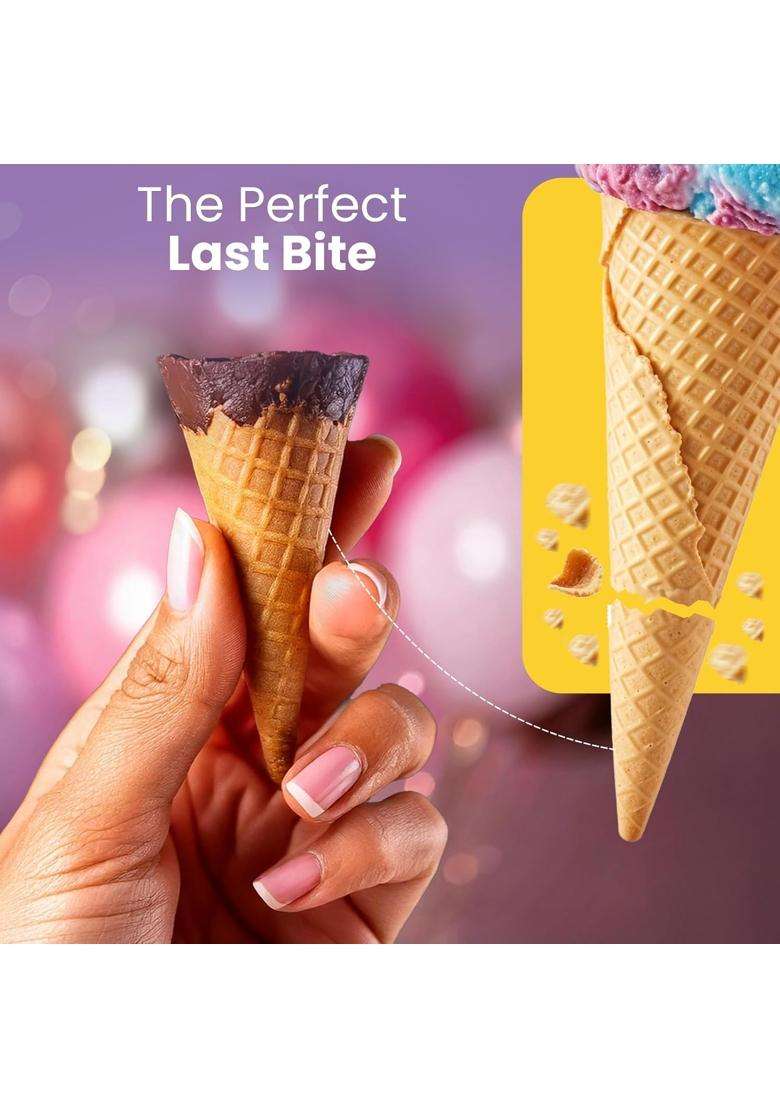 Pure Temptation Chocoblast Chocolate Filled Waffle Cones 30 Pieces Chocolate Box - Indya