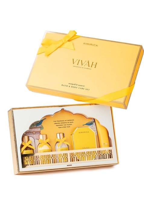 Kimirica Vivah Experience Wedding Gift Set for Couple Uniquely Crafted Wedding Gifts Contains Body Wash