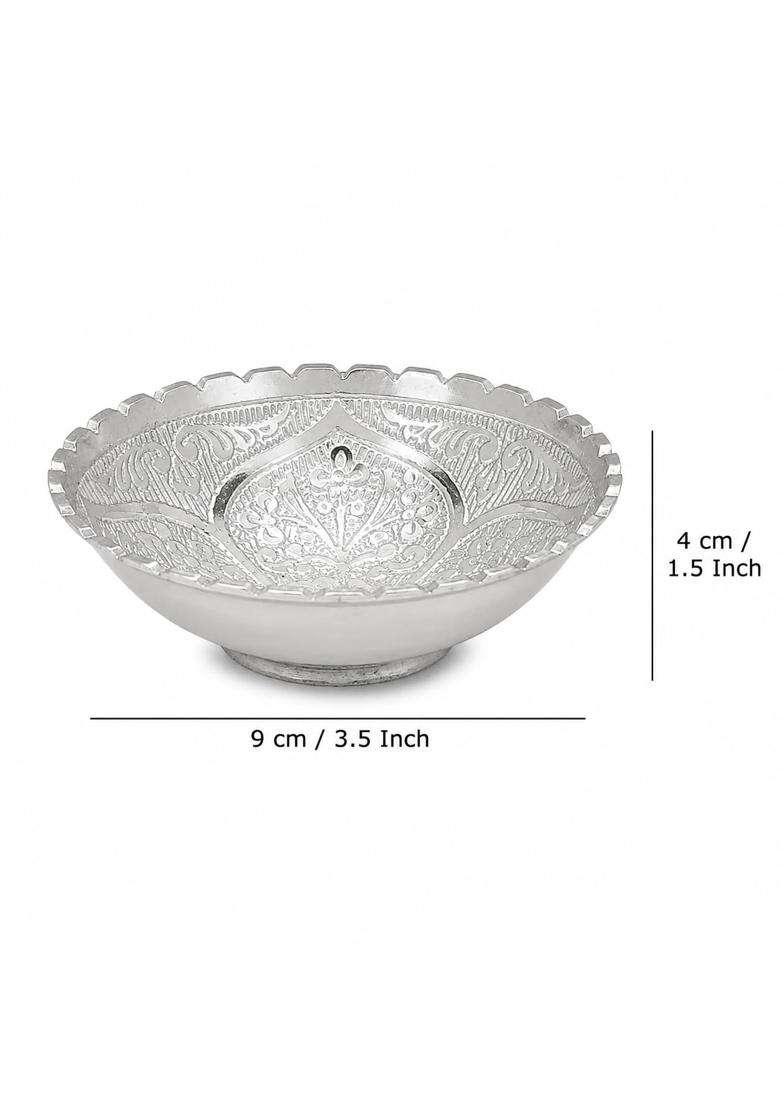 Saugat Traders Return Gifts for Puja Function Bulk Bowl Spoon Set Gift Box Wedding Favours Guests Pack of 10 - Indya