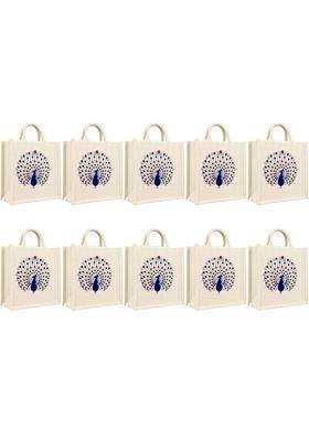 Cantainoo Canvas Return Gift Bags for Wedding Birthday and Festive Functions