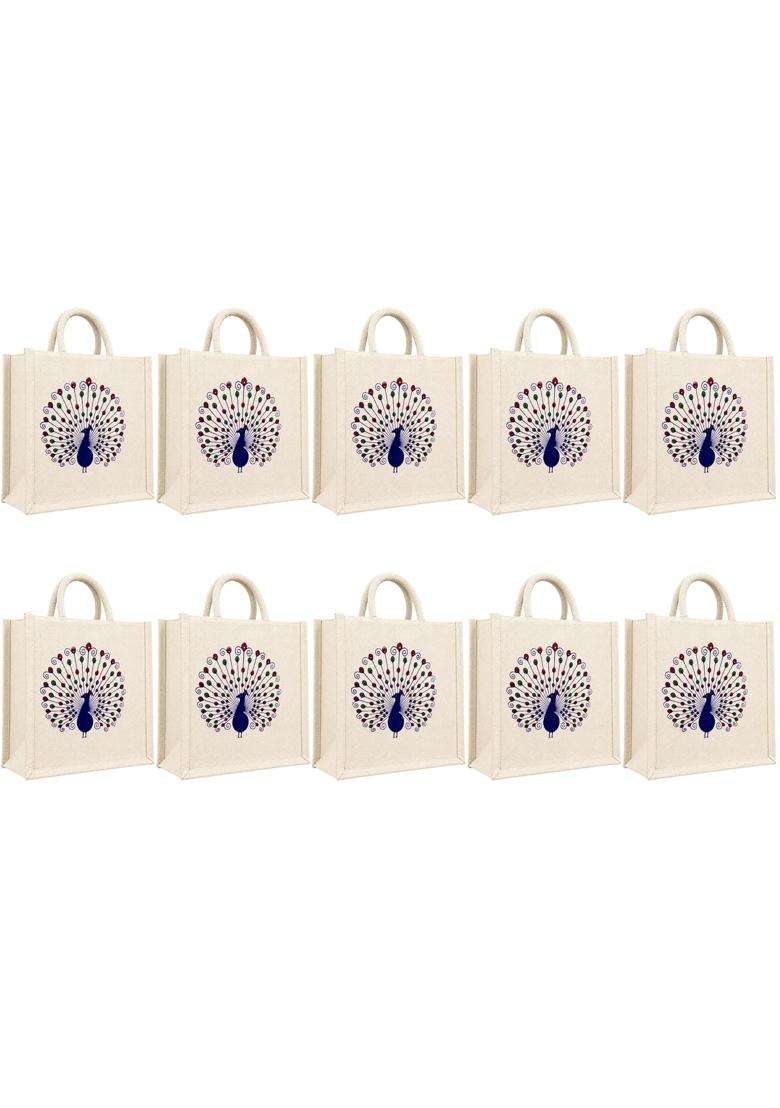 Cantainoo Canvas Return Gift Bags for Wedding Birthday and Festive Functions - Indya