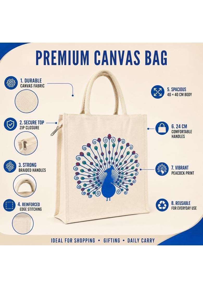Cantainoo Canvas Return Gift Bags for Wedding Birthday and Festive Functions - Indya