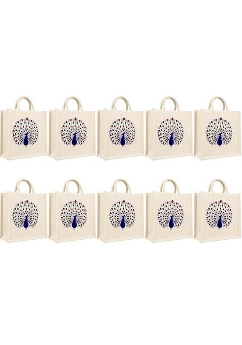 Cantainoo Canvas Return Gift Bags for Wedding Birthday and Festive Functions