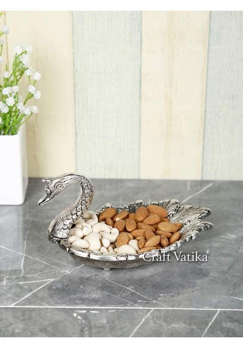 Craftvatika Return Gift for Women House Warming Ceremony Wedding Return Gifts Metal Swan Shape Dry Set of 15