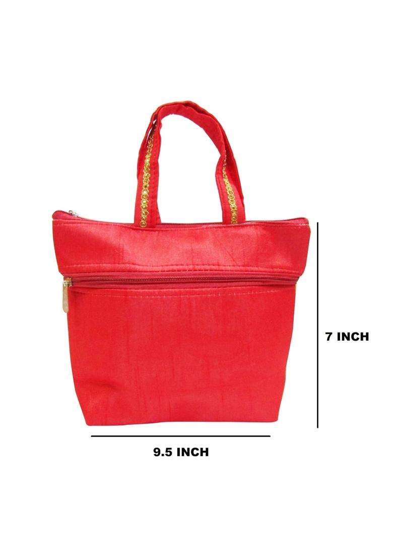 Purple Pink Ethnic Traditional Design Potli Bag Return Gifts for Women Bulk Wedding Favors Potli Purse - Indya