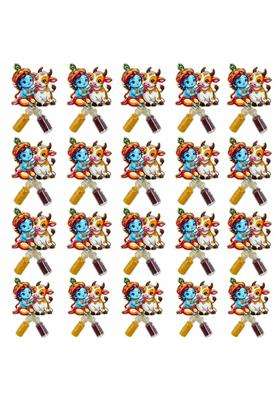 Soul Artisan Krishna with Calf with Tilakam in Wish with Magnet Thamboolam Return Gift Pack of 20