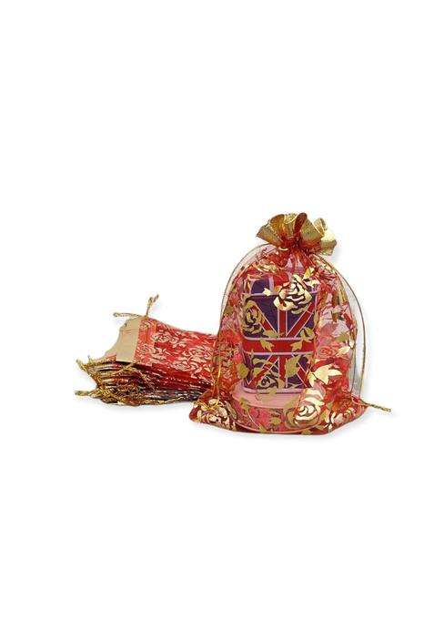 Vinayakamart Vinyakamart Potli Bags for Return Gift Return Gift Organza Potli Bags Jewelry Pouches