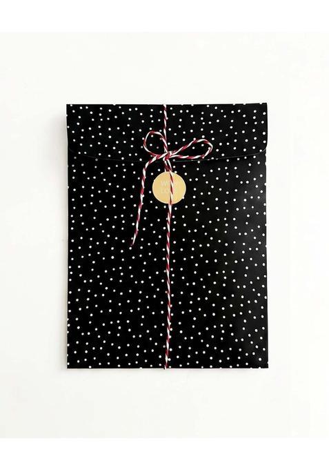 Ukiyo Black Starry Night Gift Pouches with Sealing Stickers Pack of 10